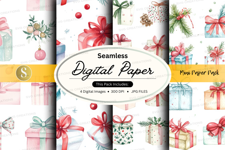 Christmas Seamless Pattern Image 15
