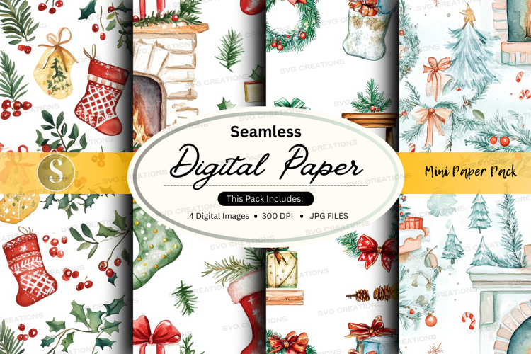 Christmas digital paper
