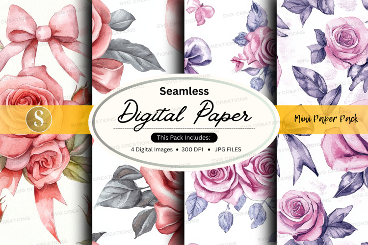 Seamless digital paper pack