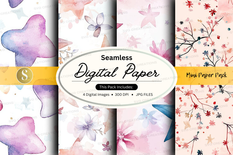 Seamless digital paper example image 1