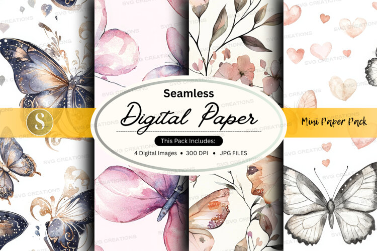 Mini Paper Files Seamless digital paper - mini paper pack (6528795)