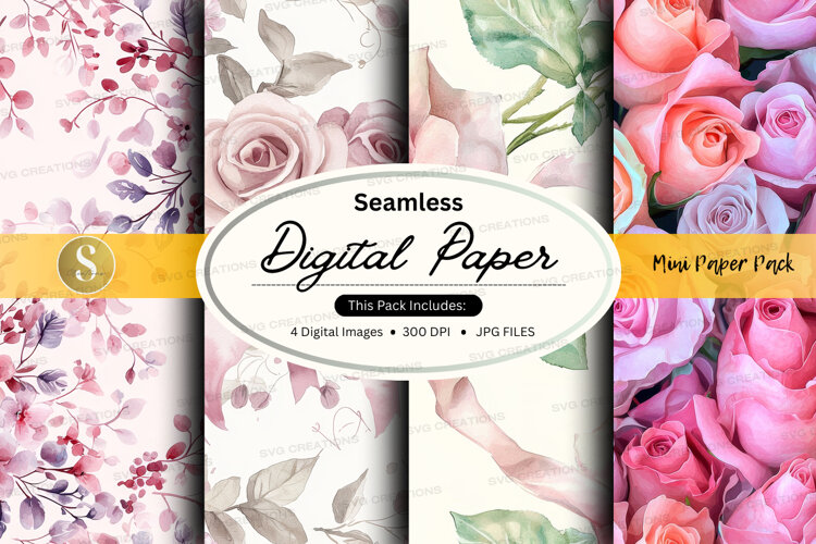 Seamless digital paper example image 1