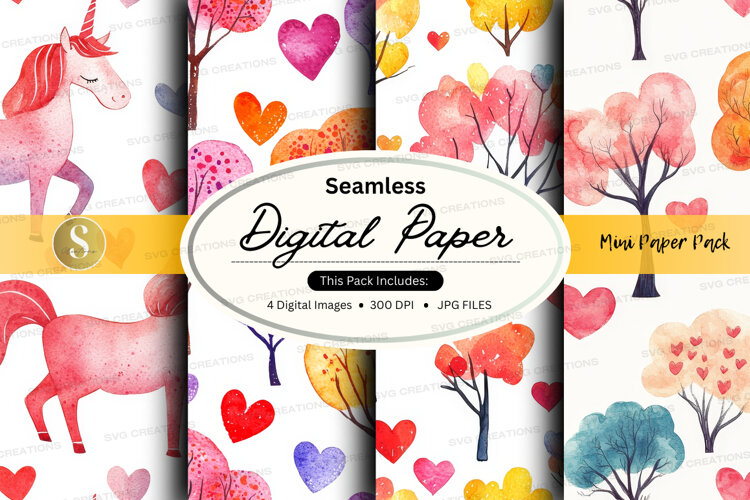 Seamless digital paper example image 1