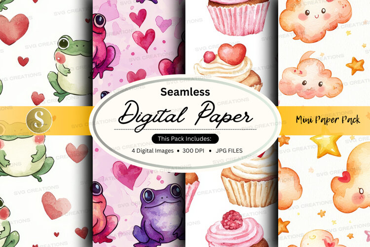 Seamless digital paper example image 1