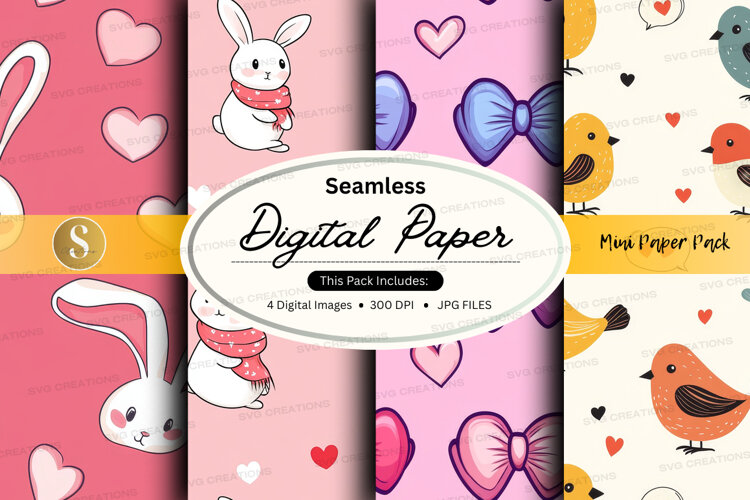 Seamless digital paper - mini paper pack (6529142)