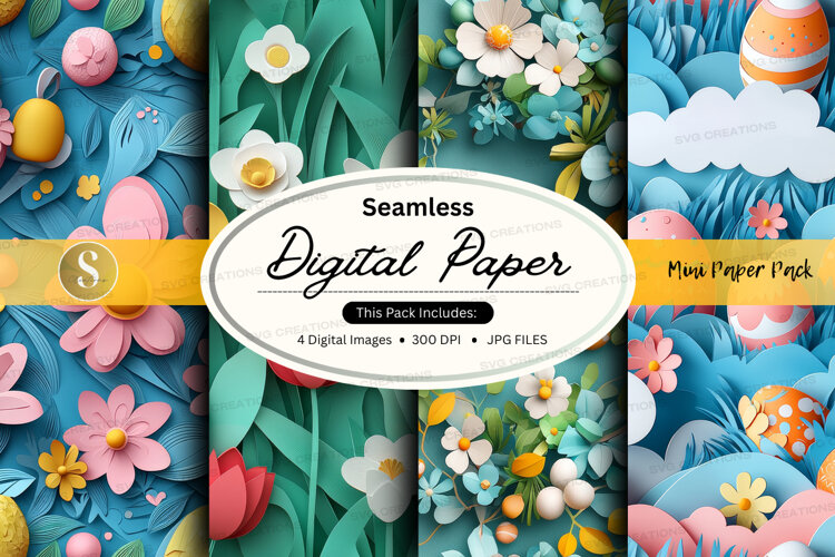 Seamless digital paper example image 1