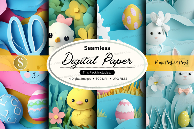 Easter Digital Paper Image 5