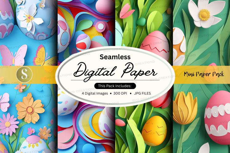 Easter digital paper