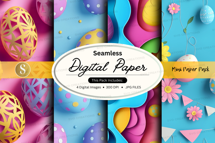 Easter Digital Paper Image 9