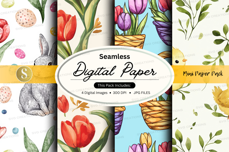 Easter Digital Paper Image 3