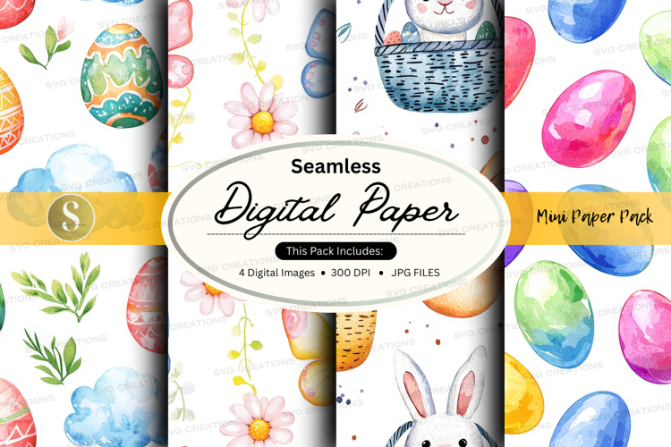 Easter digital paper