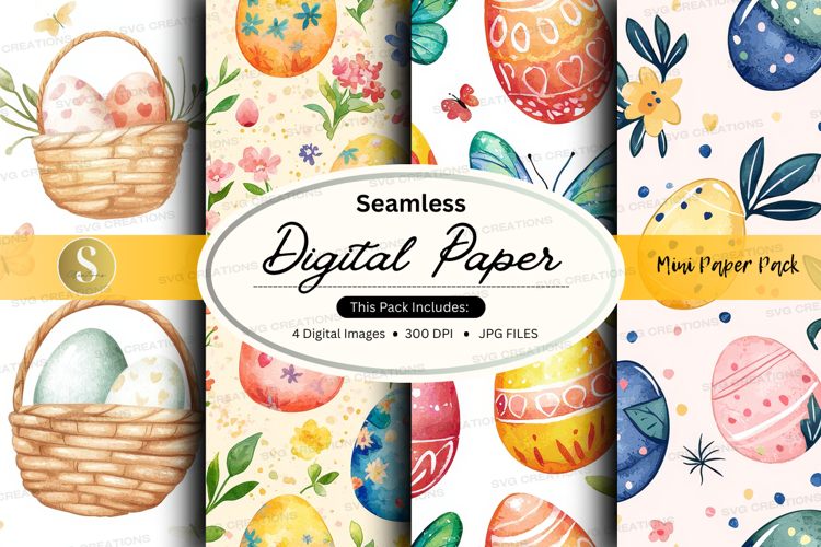 Easter Digital Paper Image 4