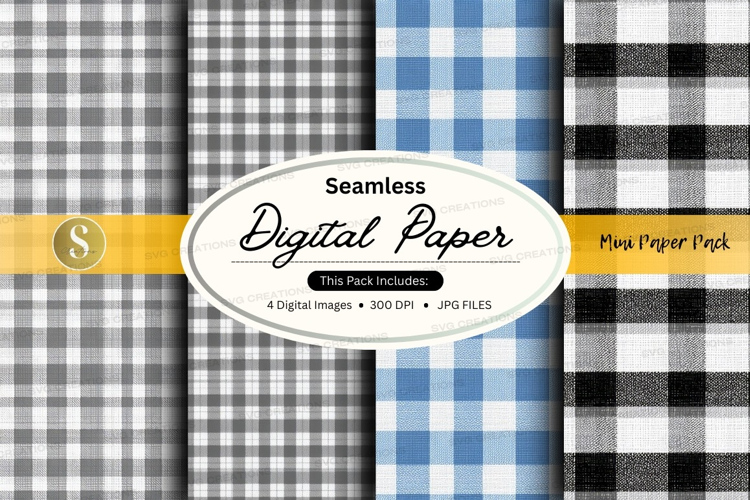 Seamless plaid pattern