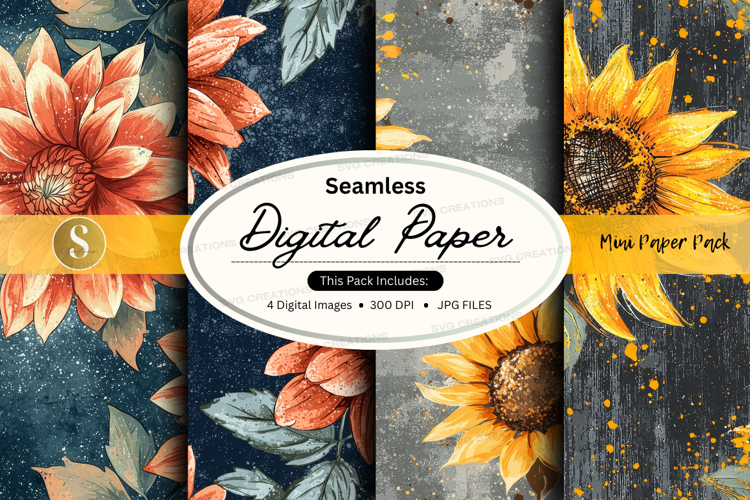 Sunflowers Background Image 3