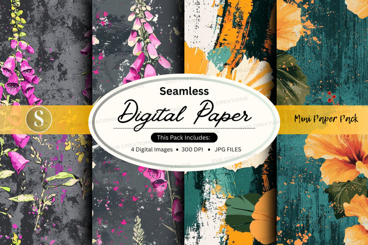 Seamless digital paper example image 1