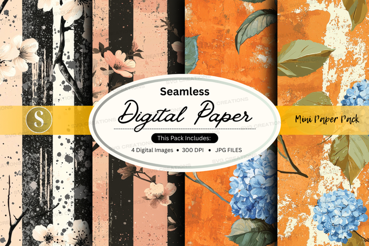 Seamless digital paper pack