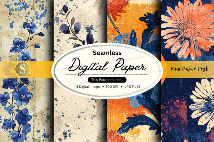 Seamless digital paper pack example image 1
