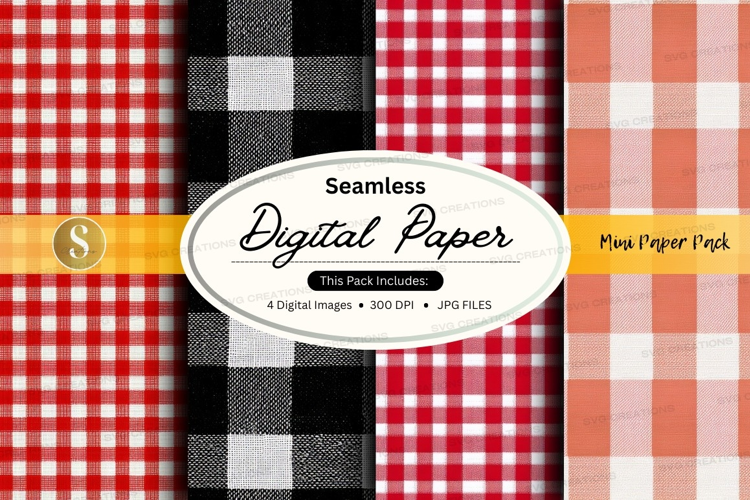 Seamless plaid pattern