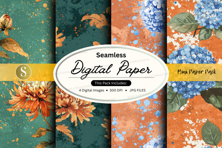 Seamless digital paper example image 1