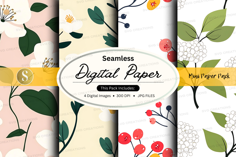 Seamless digital paper pack