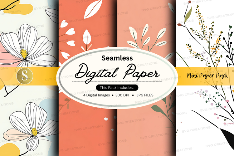 Seamless digital paper pack