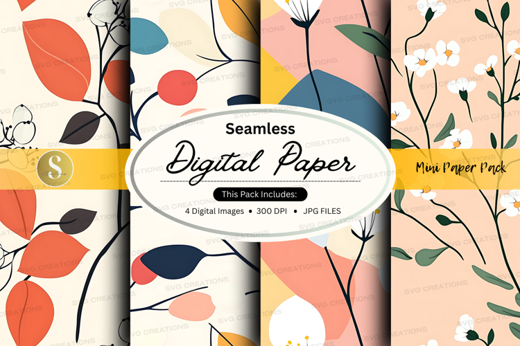 Seamless digital paper pack