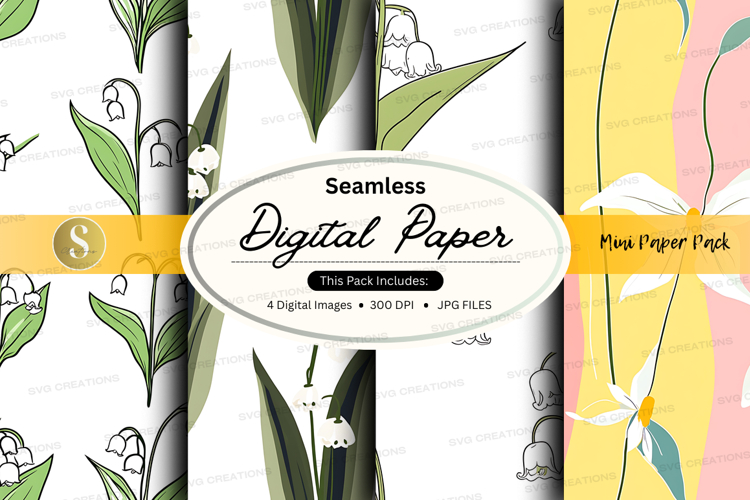 Seamless digital paper pack