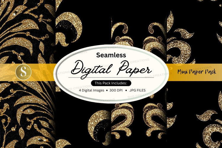 Ornate seamless pattern