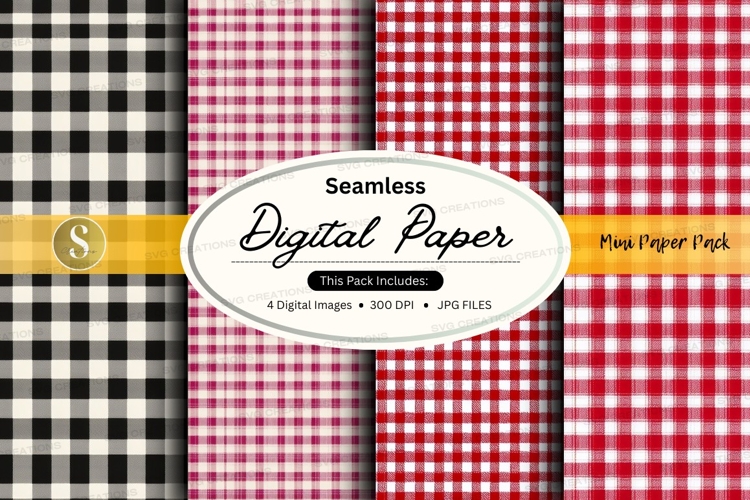 Seamless plaid pattern