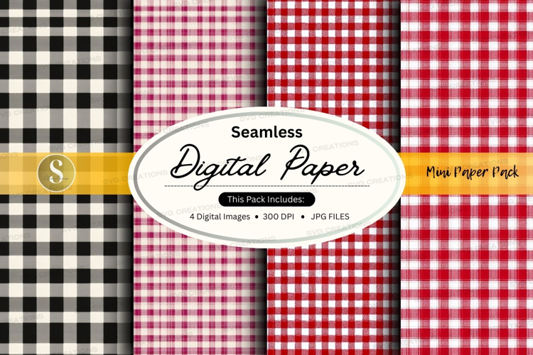Seamless plaid pattern