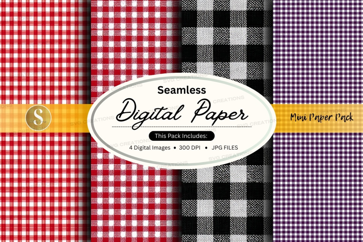 Seamless plaid pattern