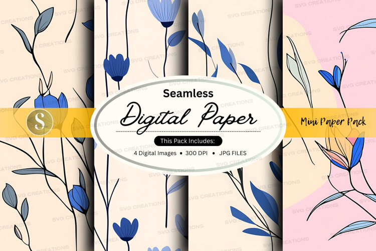 Seamless digital paper example image 1