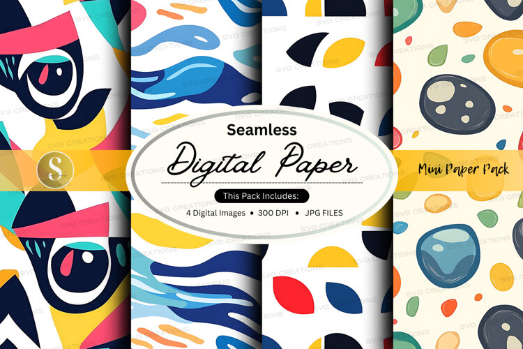 Seamless digital paper example image 1