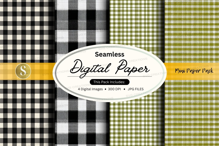 Seamless plaid pattern