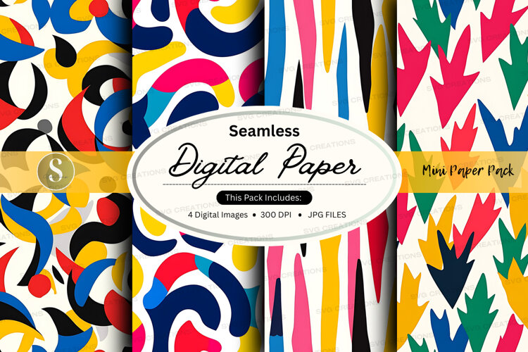 Seamless digital paper example image 1