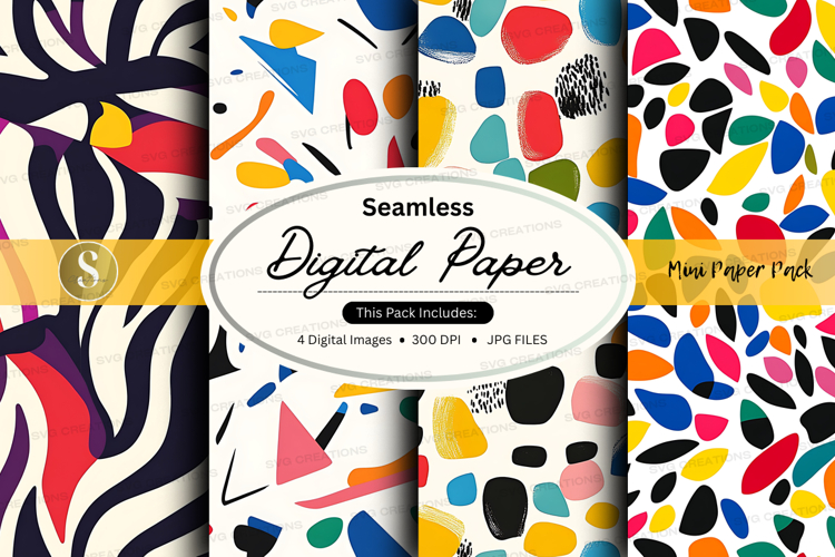 Seamless digital paper pack