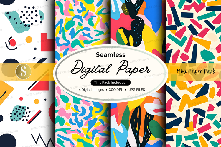 Seamless digital paper pack