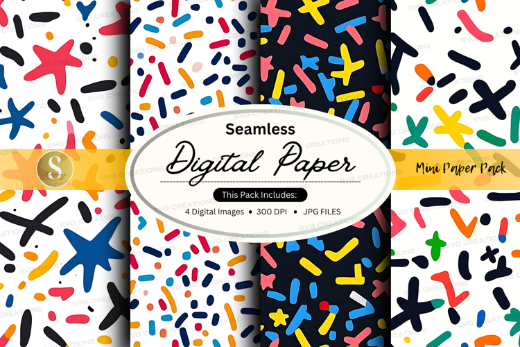 Seamless digital paper - misti paper pack digital paper