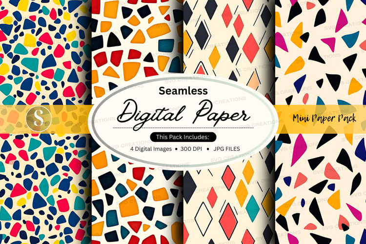 Geometric Seamless Pattern Image 3