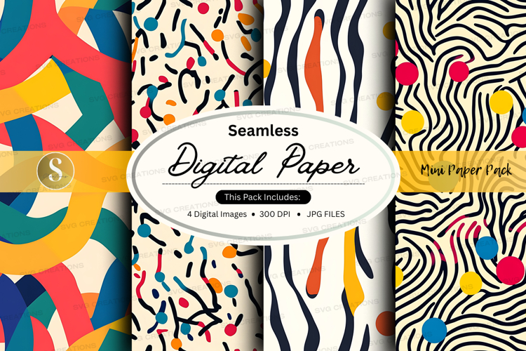 Seamless digital paper pack