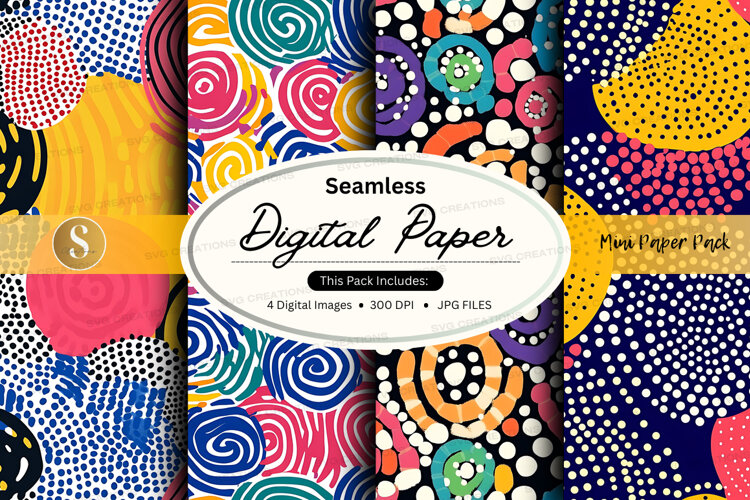 Seamless digital paper example image 1