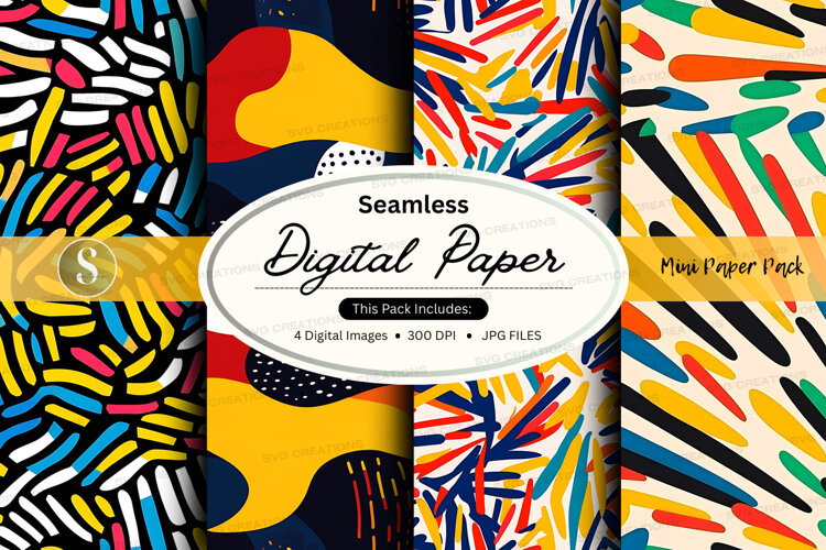 Seamless digital paper example image 1