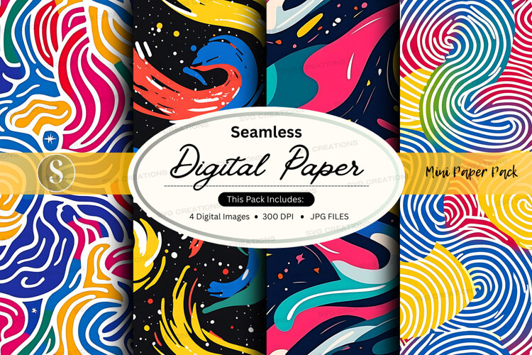 Seamless digital paper example image 1