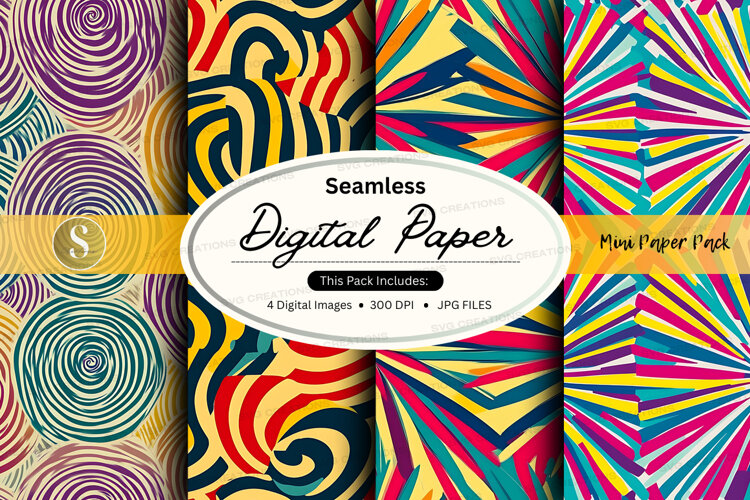 Seamless digital paper example image 1