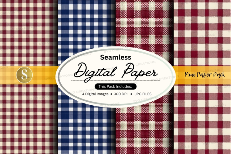 Seamless plaid pattern