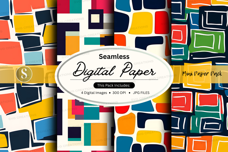 Geometric Seamless Pattern Image 16