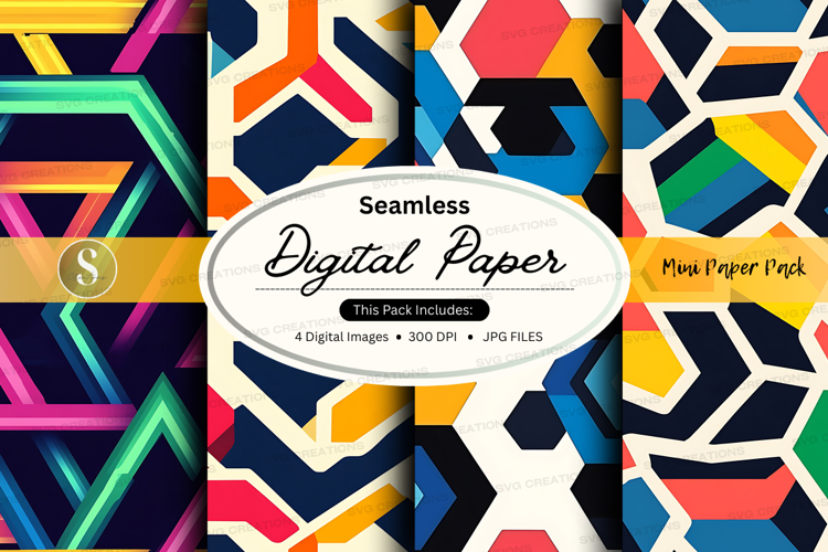 Geometric Seamless Pattern Image 15