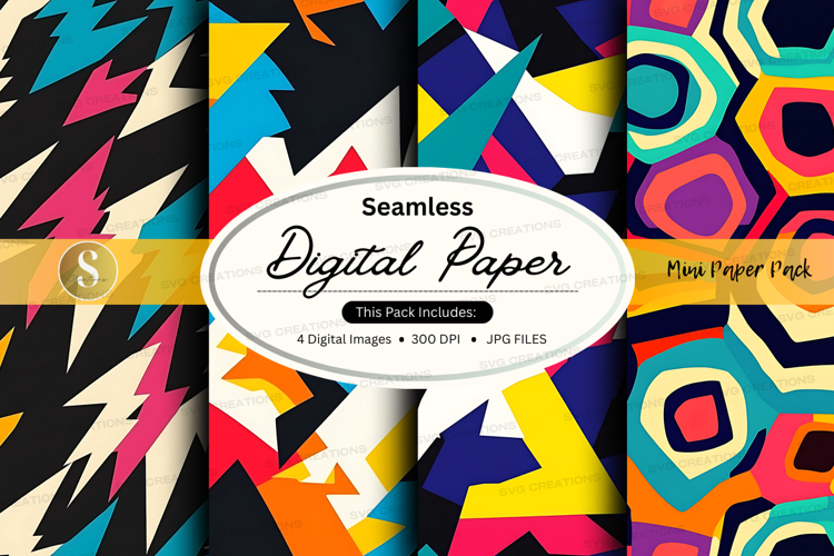 Geometric Seamless Pattern Image 9