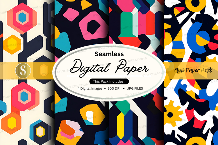 Geometric Seamless Pattern Image 5