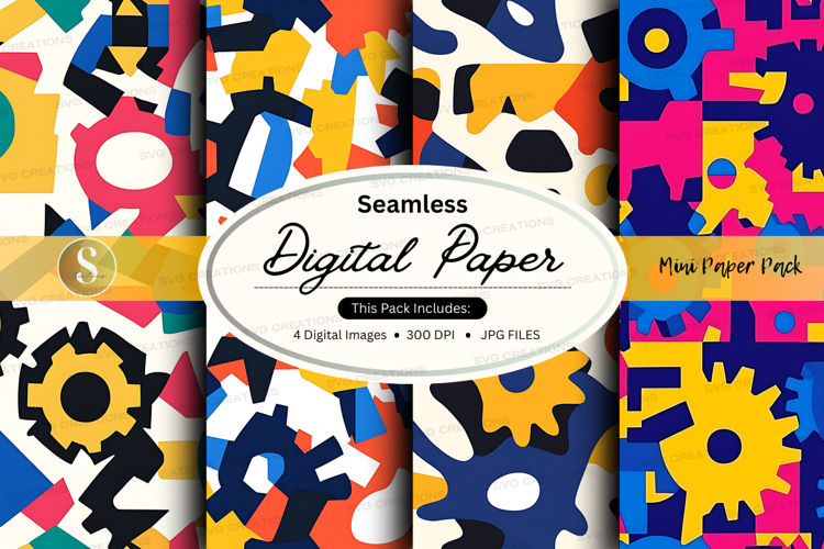 Geometric Seamless Pattern Image 23